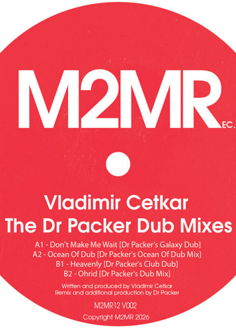the album cover for Vladimir Cetkar - Dr Packer Dub Mixes
