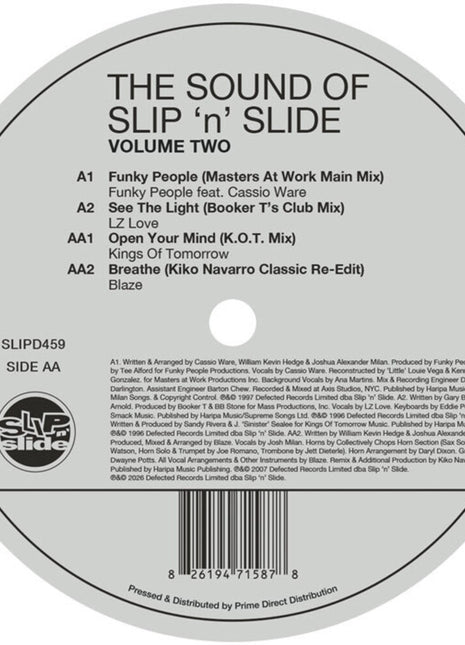 the album cover for Sound Of Slip 'n' Slide Vol. 2 / Various - Sound Of Slip 'n' Slide Vol. 2 / Various