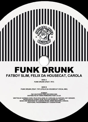 the album cover for Fatboy Slim - Funk Drunk