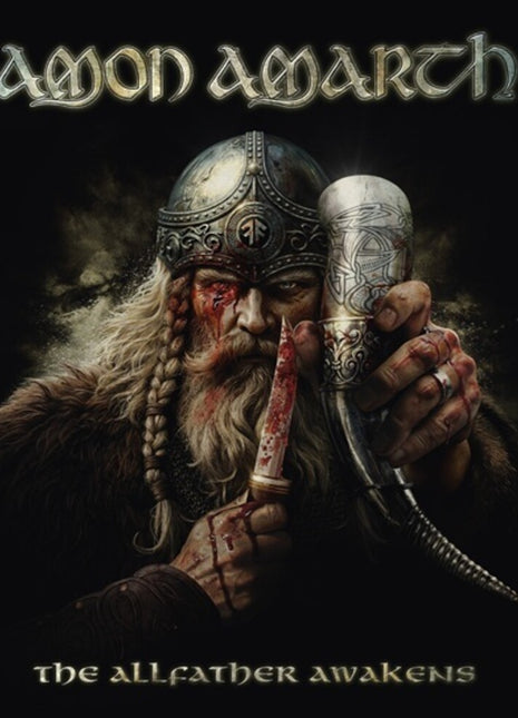 the album cover for Amon Amarth - The Allfather Awakens
