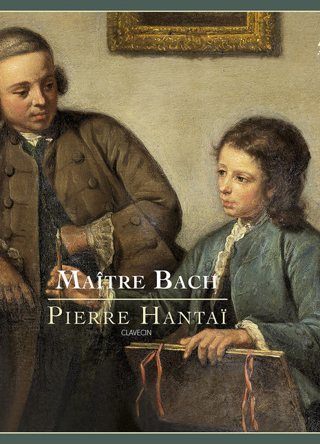 the album cover for Pierre Hantai - Maitre Bach