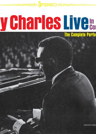 the album cover for Ray Charles - Ray Charles Live In Concert