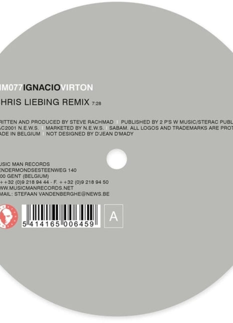 the album cover for Ignacio - Virton (Ep)