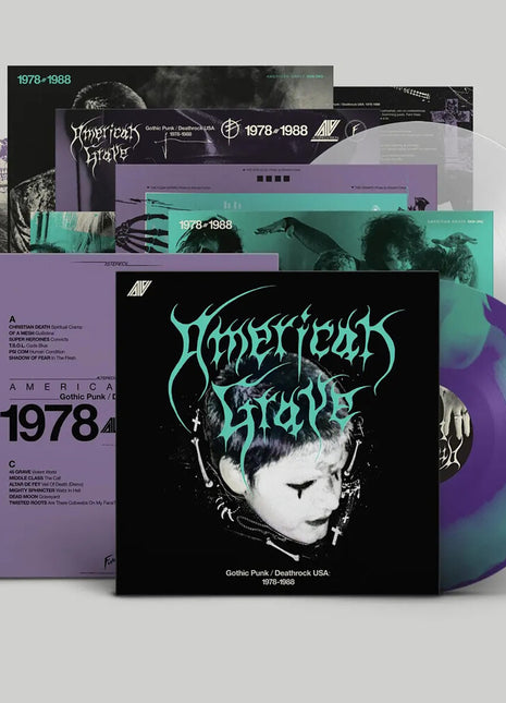 the album cover for American Grave (Gothic Punk Death Rock Usa) (Iex) - American Grave (Gothic Punk Death Rock Usa) [Indie Exclusive]