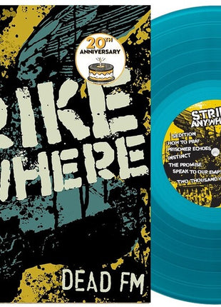 the album cover for Strike Anywhere - Dead FM [Sea Blue]