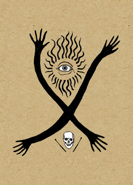 the album cover for Swans - Newly Sentient Being (Live)
