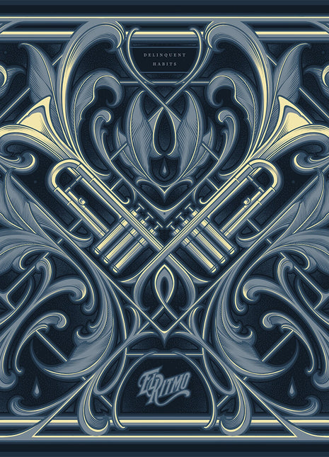 the album cover for Delinquent Habits - El Ritmo