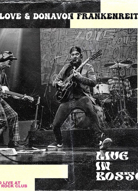 the album cover for G. Love & Donavon Frankenreiter - Live in Boston