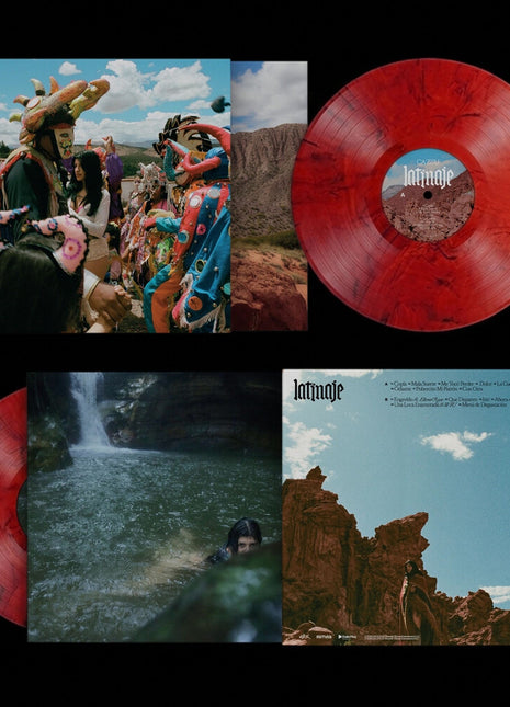 the album cover for Cazzu - Latinaje [Red Marble]