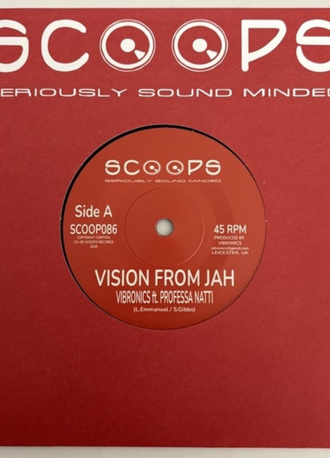 the album cover for Vibronics / Professa Natti - Vision From Jah