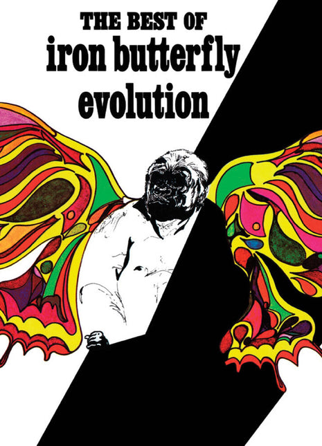 the album cover for Iron Butterfly - Evolution: The Best Of Iron Butterfly [Colored Vinyl] [Limited Edition]