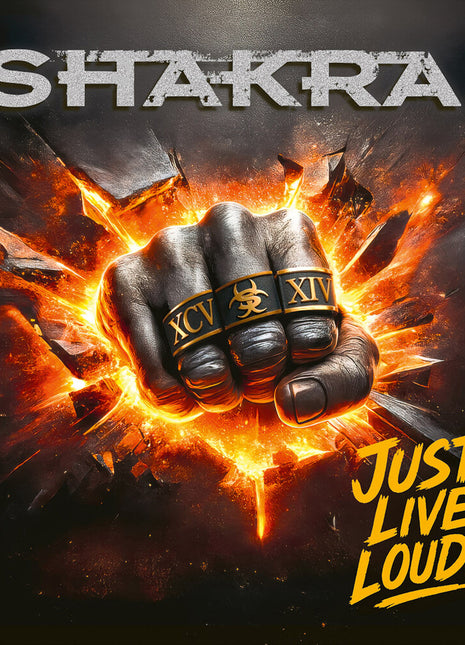the album cover for Shakra - Just Live Loud!