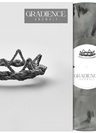 the album cover for Gradience - Anomaly [Grey Black Marbled]