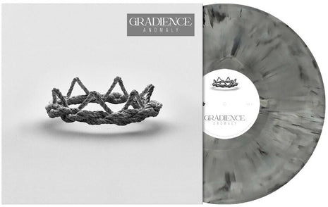 the album cover for Gradience - Anomaly [Grey Black Marbled]