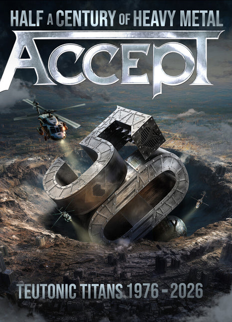 the album cover for Accept - Teutonic Titans 1976-2026 (2lp)