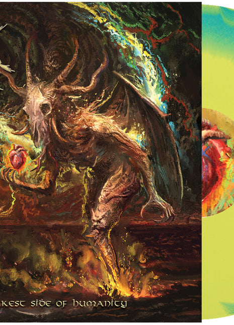 the album cover for Night In Texas - Darkest Side Of Humanity [Colored Vinyl] (Grn)