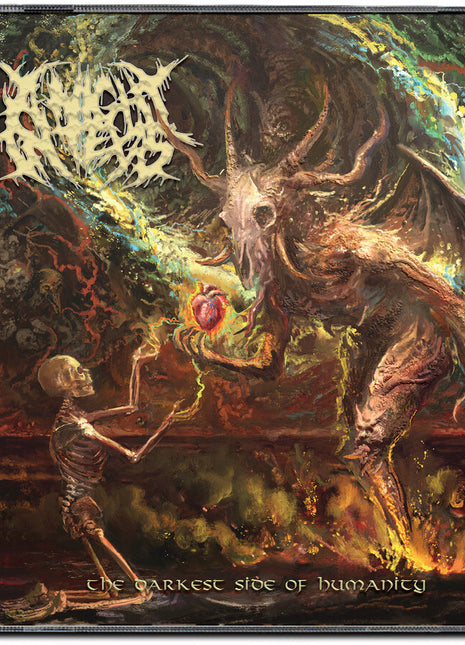the album cover for Night In Texas - Darkest Side Of Humanity (Jewl)