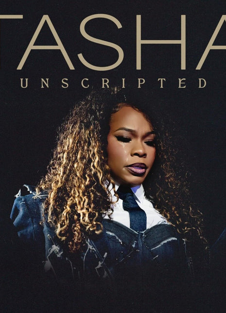 the album cover for Tasha Leonard  Cobbs - Tasha Unscripted (Live)
