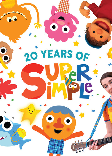 the album cover for Super Simple Songs - 20 Years Of Super Simple [Colored Vinyl] [Limited Edition]