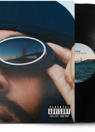 the album cover for Larry June - Who Coppin [Black]