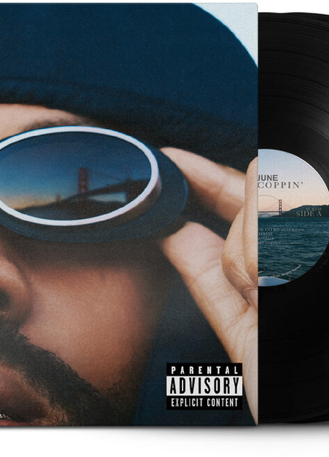 the album cover for Larry June - Who Coppin [Black]