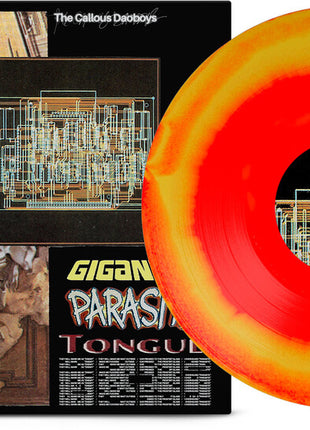 the album cover for Callous Daoboys - Gigantic Parasite Tongue / Watching Us Kiss (Org)