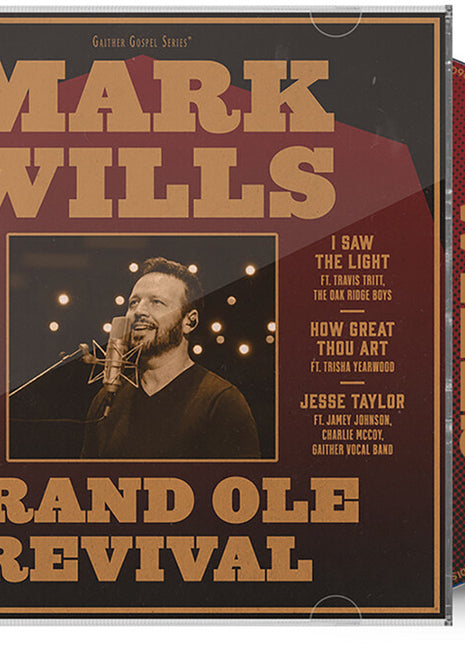 the album cover for Mark Wills - Grand Ole Revival