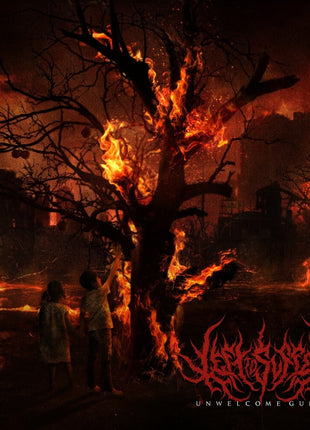the album cover for Left to Suffer - Unwelcome Guest [Orange]