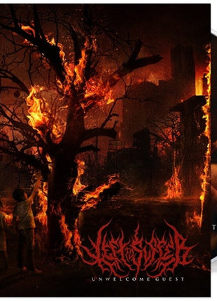 the album cover for Left to Suffer - Unwelcome Guest
