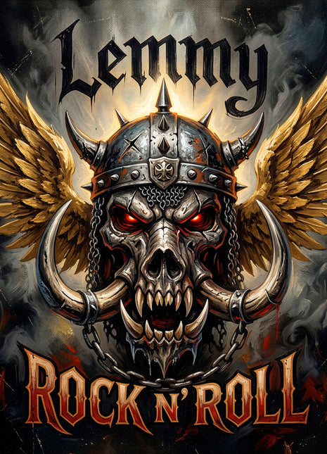 the album cover for Various Artists - Lemmy - Rock N Roll