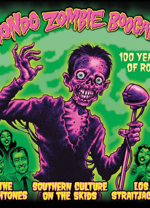 the album cover for Los Straitjackets - Mondo Zombie Boogaloo [Reissue]