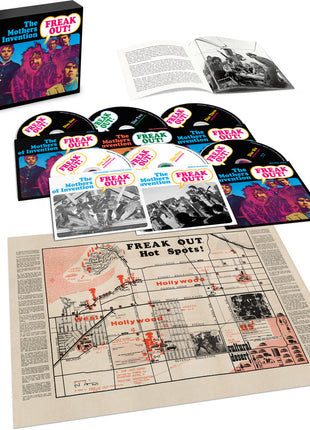 the album cover for Frank Zappa / The Mothers of Invention - Freak Out! (60th Anniversary) - Super Deluxe Box Set [5CD]