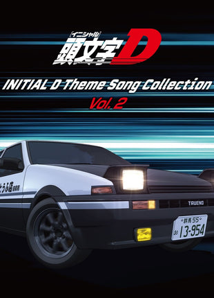 the album cover for Initial D Theme Songs Collection Vol. 2 / Various - Initial D Theme Songs Collection Vol. 2 / Various