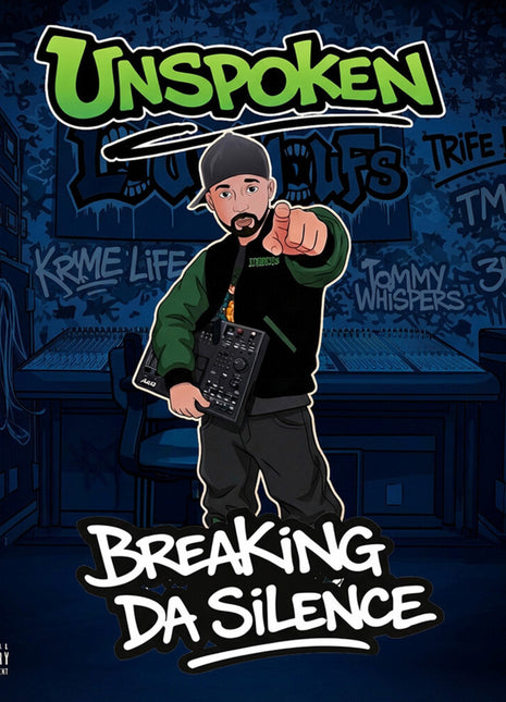 the album cover for Unspoken - Breaking Da Silence