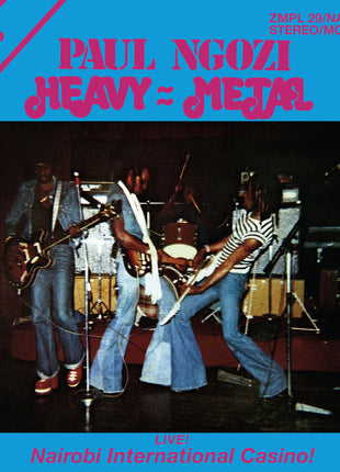 the album cover for Paul Ngozi - Heavy Equals Metal: Live Nairobi International