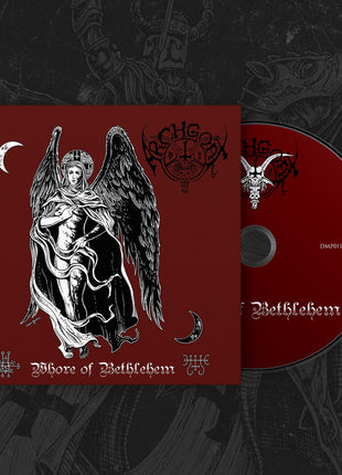 the album cover for Archgoat - Whore Of Bethlehem