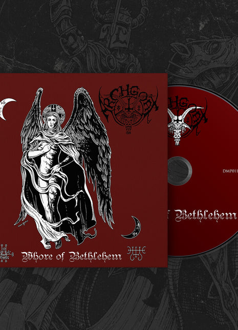 the album cover for Archgoat - Whore Of Bethlehem