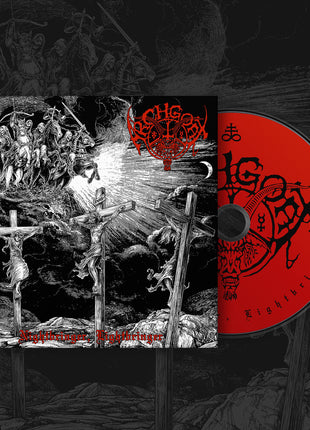 the album cover for Archgoat - Nightbringer Lightbringer