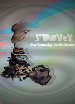 the album cover for J*Davey - The Beauty in Distortion / The Land of the Lost