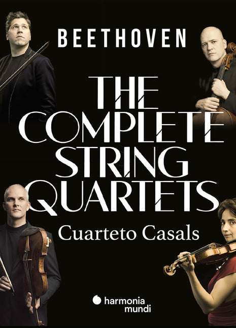 the album cover for Cuarteto Casals - Beethoven: Complete String Quartets