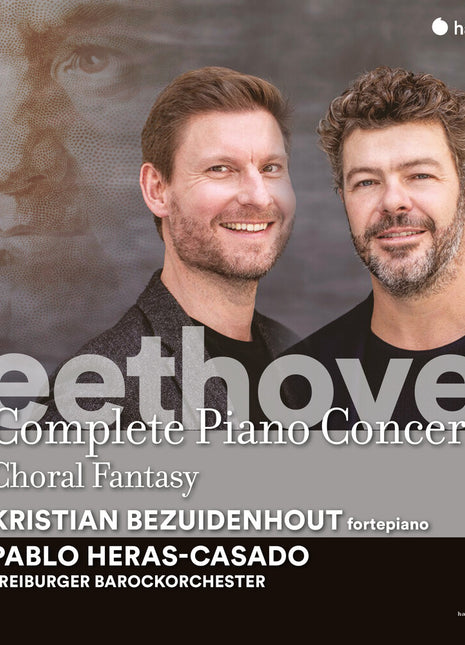 the album cover for Kristian Bezuidenhout - Beethoven: Complete Piano Concertos