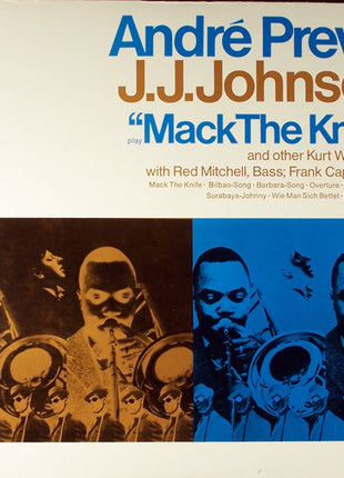 André Previn And J.J. Johnson : Play "Mack The Knife" And Other Kurt Weill Songs (LP, Album, RE)