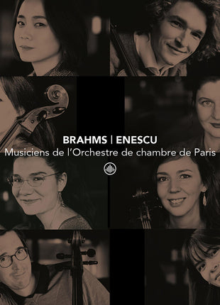 the album cover for Musiciens De L'orchestre De Chambre De Paris - Brahms