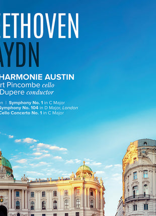 the album cover for Philharmonie Austin - Beethoven & Haydn: Philharmonie Austin