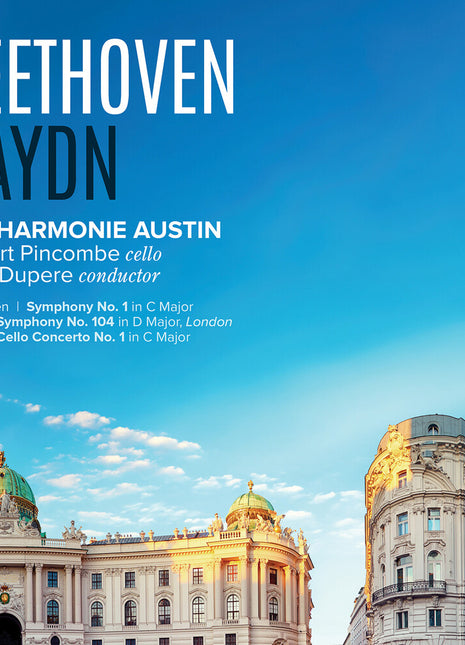 the album cover for Philharmonie Austin - Beethoven & Haydn: Philharmonie Austin