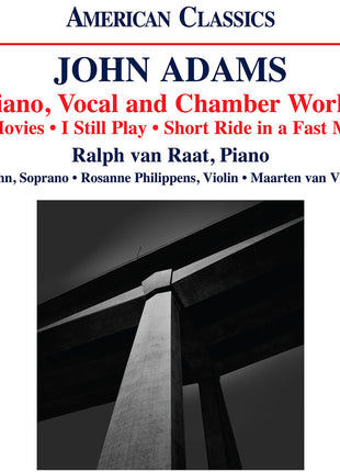 the album cover for Laura Bohn - Adams: Pno Vocal & Chamber Works