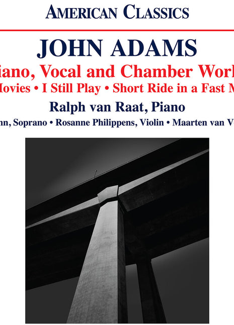 the album cover for Laura Bohn - Adams: Pno Vocal & Chamber Works