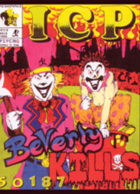 the album cover for Insane Clown Posse - Beverly Kills