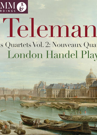the album cover for London Handel Players - Telemann: Paris Qrts Vol. 2 - Nouveaux Quatuors