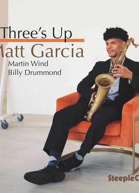 the album cover for Matt Garcia - Three's Up